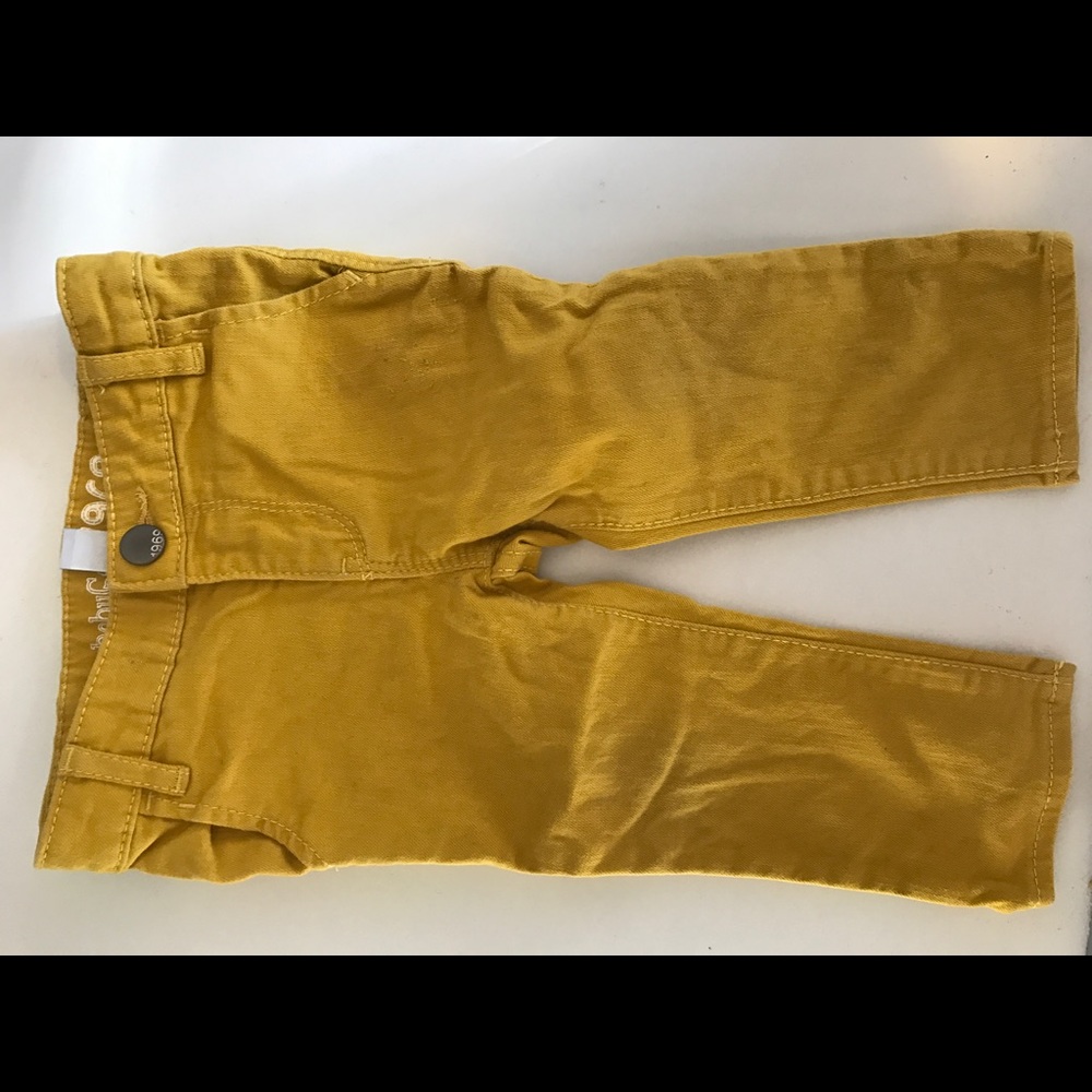 12-18 mo Mustard yellow Baby Gap Jeans